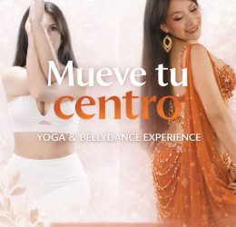 Cartel Taller Yoga y Danza Oriental en Alcalá de Henares
